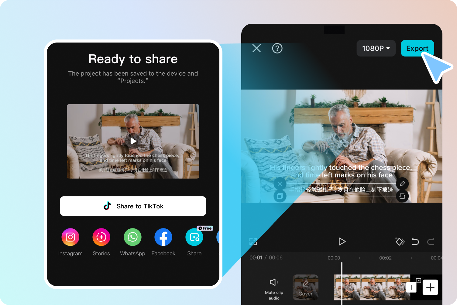 Customize and export